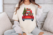 Merry Christmas Truck PNG, an Illustration by Libby Wishes (Thumbnail 3 of 6)