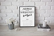 Calendar 2018 - hand drawn lettering, a Work Illustration by Lytvynenko Anna (Thumbnail 6 of 7)