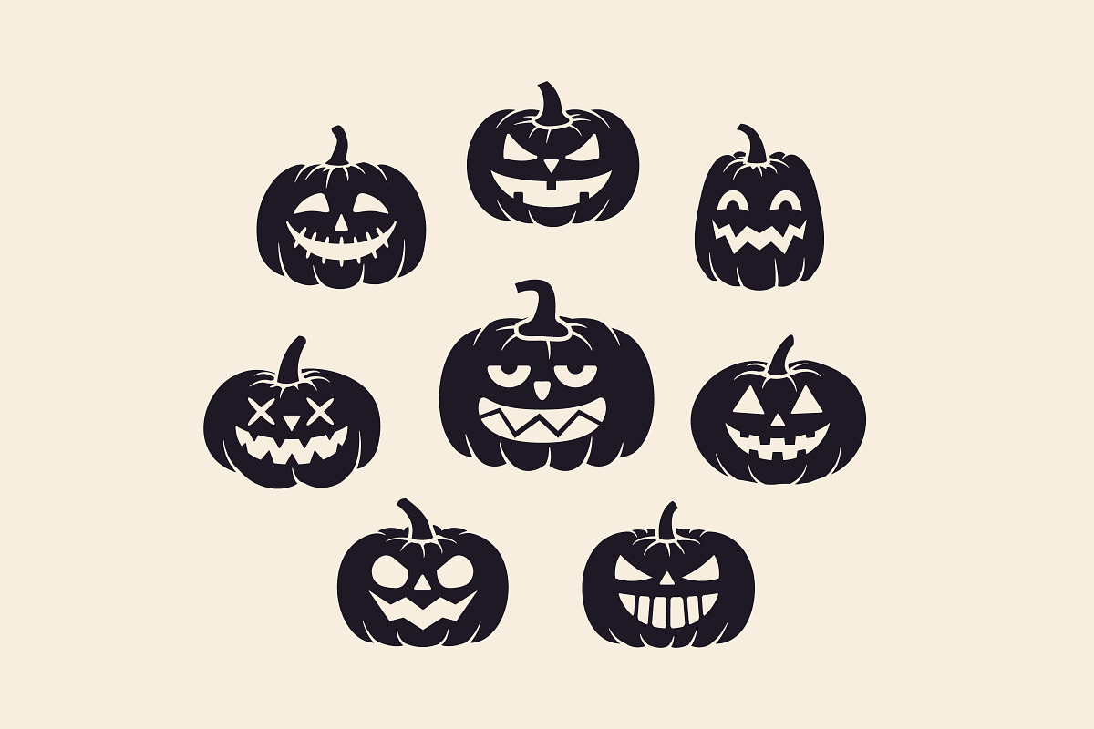 Halloween Pumpkins clipart, an Object Graphic by DenysHolovatiuk (Photo 7 of 8)