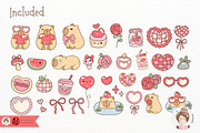 Groovy Valentine Capybara SVG PNG, an Animal Illustration by Chonnieartwork (Thumbnail 4 of 6)