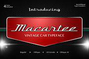 Macartee, a Script Font by Burntilldead (Thumbnail 1 of 12)