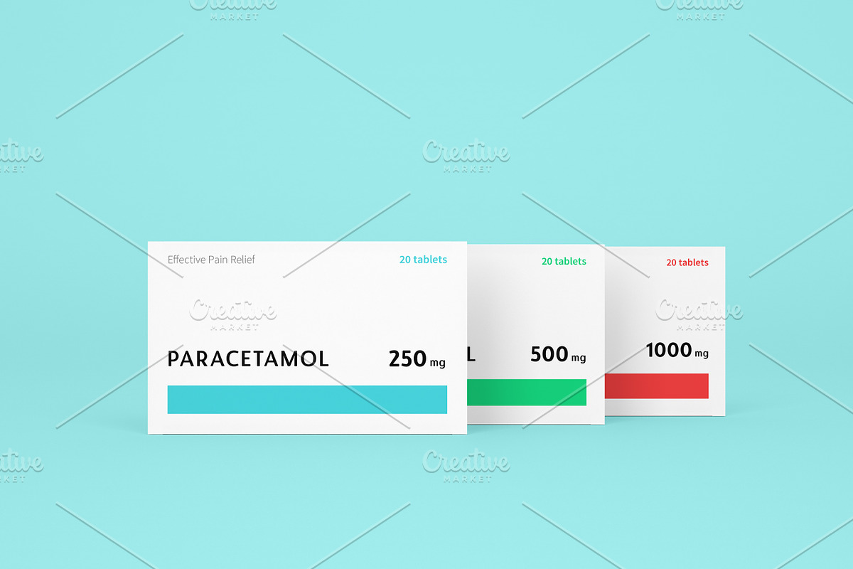 Pharmaceutical mockups bundle, a Packaging Mockup by Pykhtik Design Shop (Photo 3 of 6)