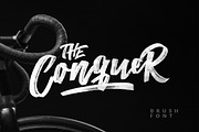 The Conquer Brush Typeface, a Script Font by Dirtyline Studio (Thumbnail 1 of 9)