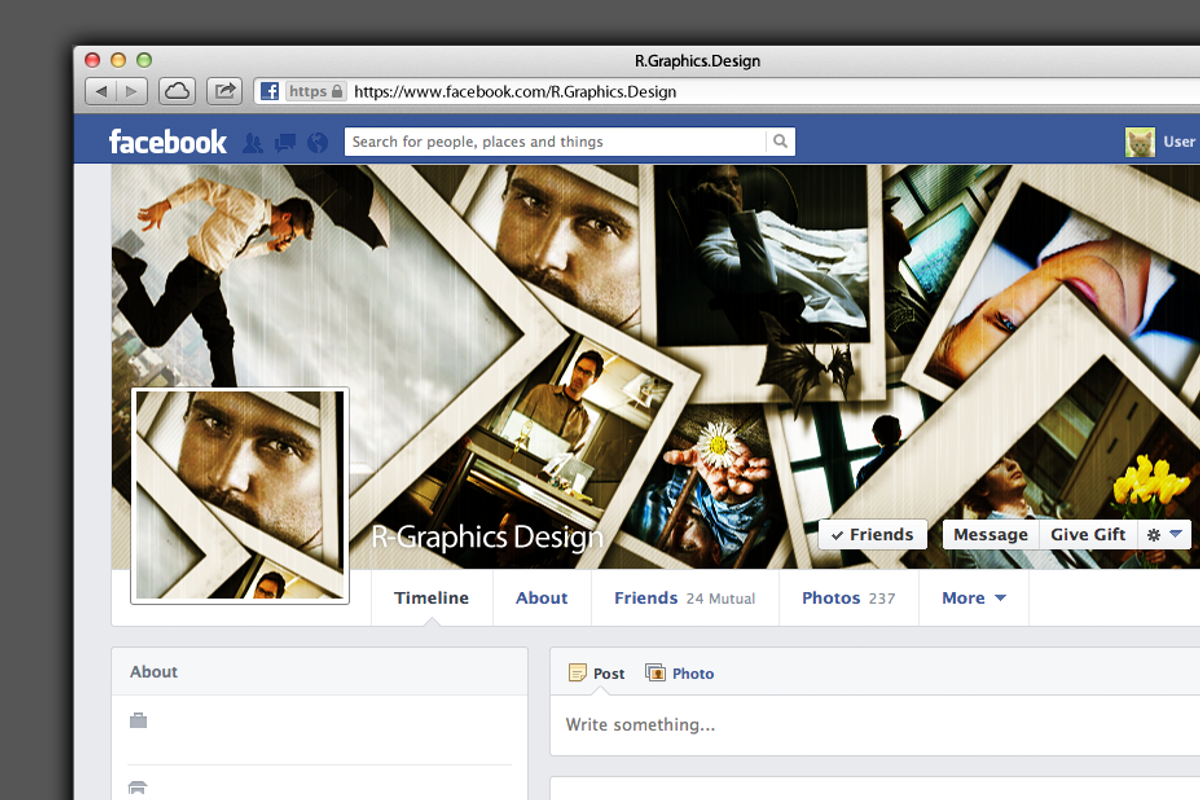 FB Timeline Cover- Photo Frames, a Social Media Template by RgraphicsDesign (Photo 1 of 2)