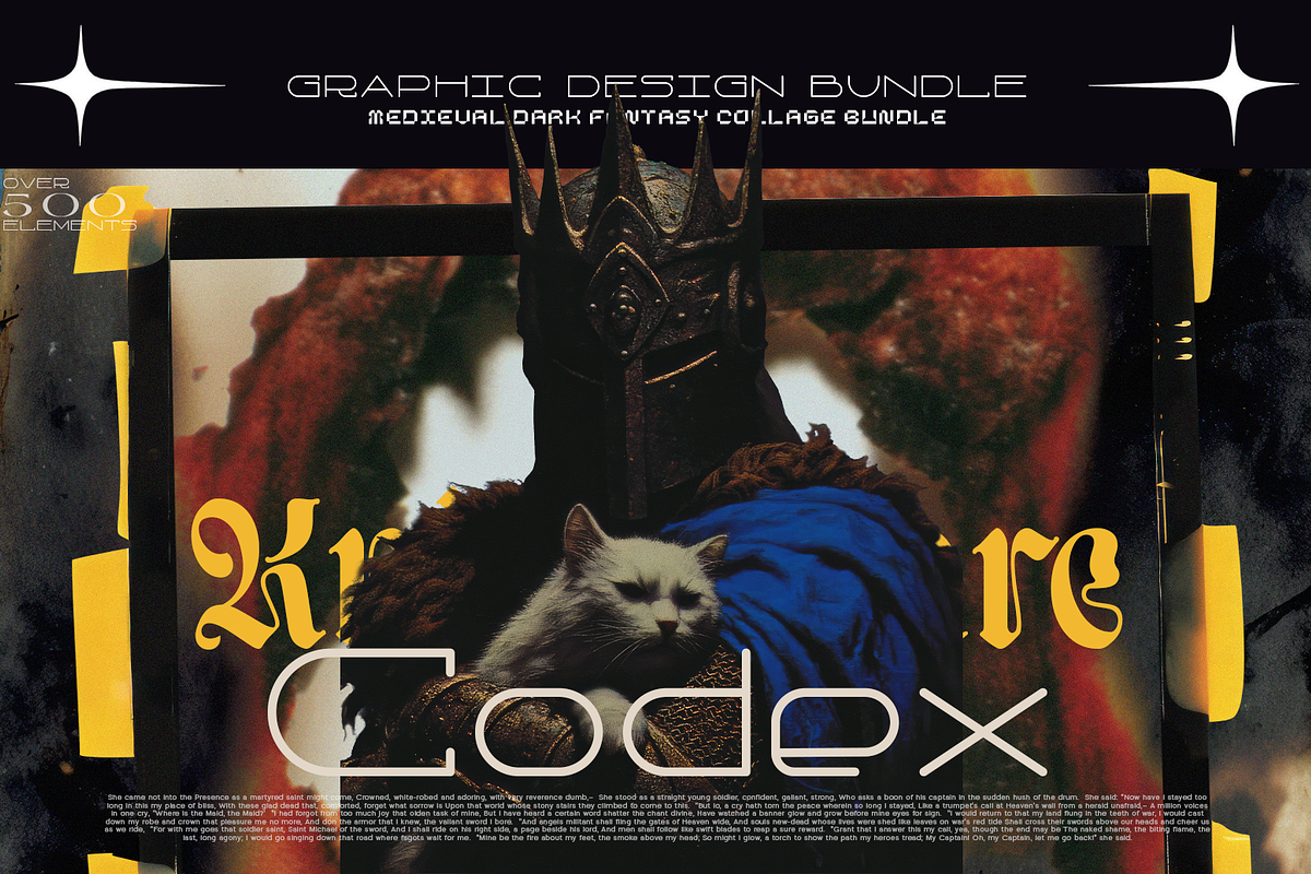 500+ Knightmare Codex - Bundle, an Object Graphic by Lilithcollageart (Photo 4 of 12)