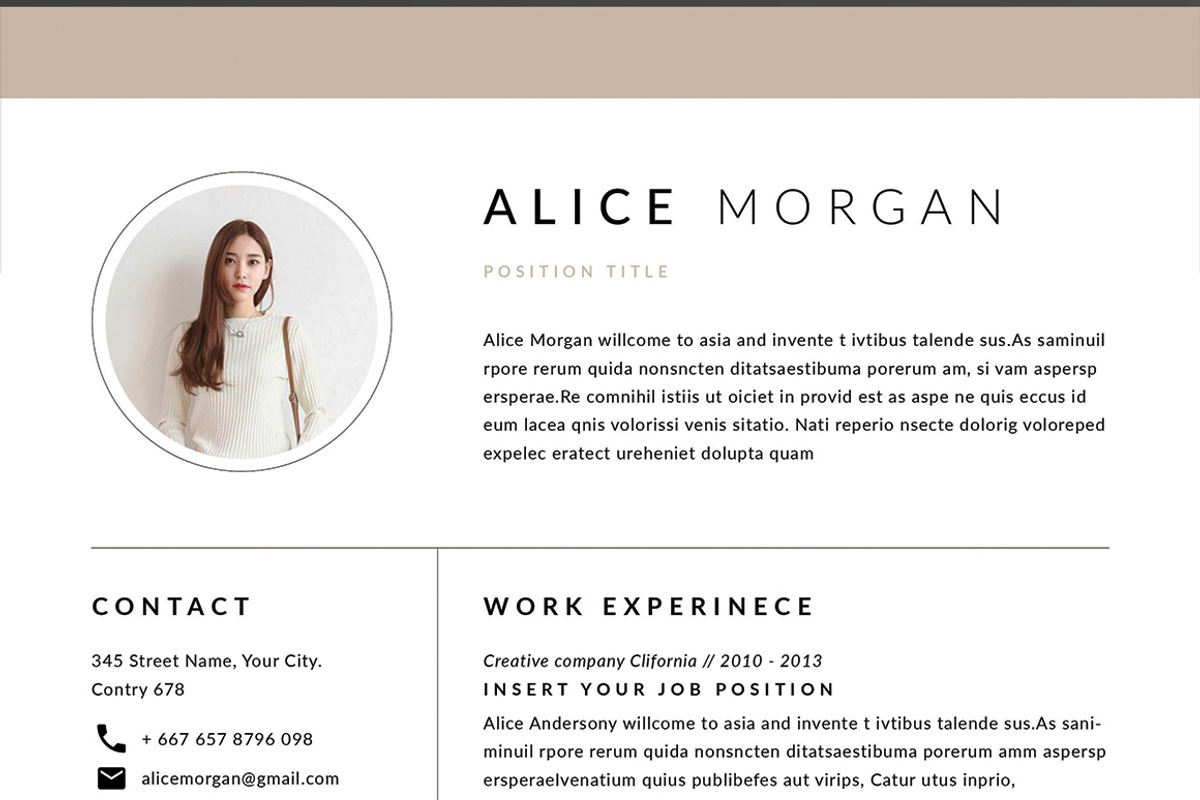 Word Resume & CV, a Resume Template by Symie Design (Photo 3 of 6)