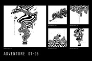 SurWave. 100 Optical Posters, an Object Graphic by Cosmic Store (Thumbnail 3 of 19)