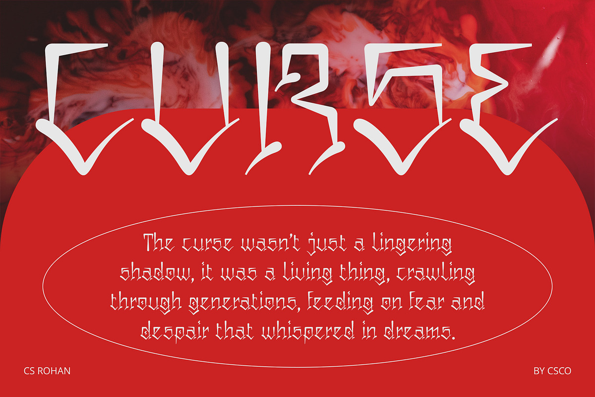 CS Rohan – Chicano Graffiti Font, a Sans Serif Font by Craft Supply Co. (Photo 5 of 8)