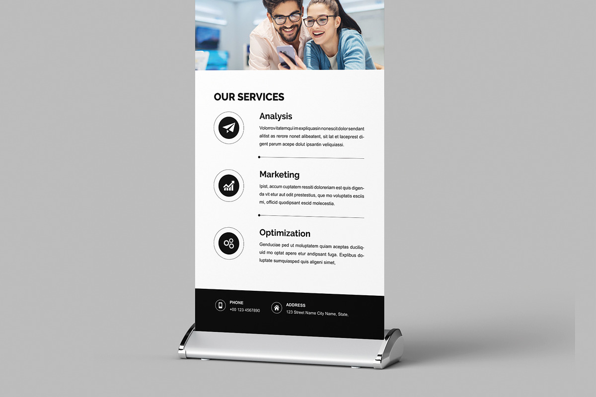 Corporate Roll Up Banner Design preview 3