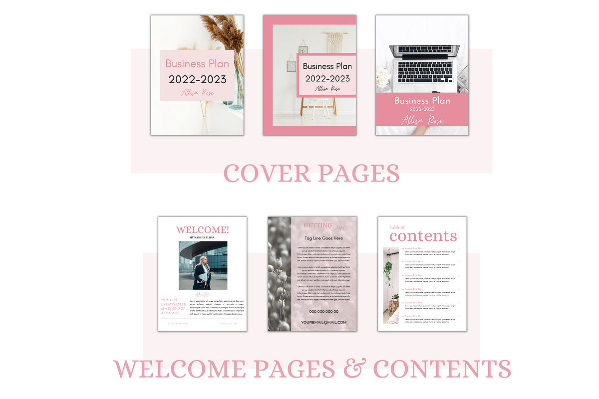 business plan template, a Presentation Template by Millennials Marketing (Photo 2 of 10)