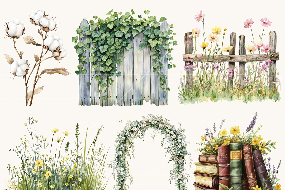 Watercolor Pastel Whispers Clipart, a Person Illustration by Design Scotch (Photo 3 of 8)