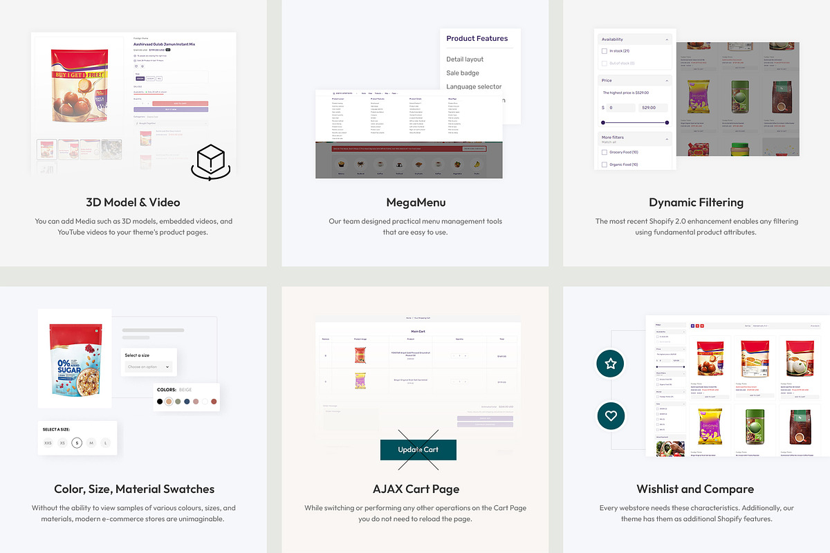 Food & Grocery Shopify 2.0 Theme, a Shopify Template by LogicGo Shopify Experts (Photo 6 of 7)