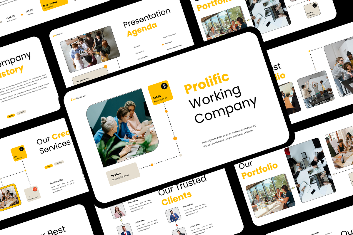 800+ Powerpoint Slides Bundle, a Presentation Template by Hammad Arif (Photo 25 of 30)