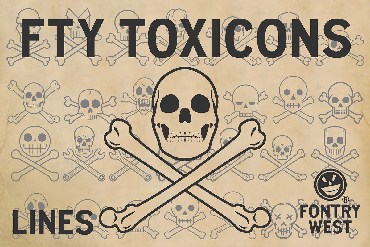 ToxIcons, a Symbol Font by Fontry West (Photo 3 of 9)
