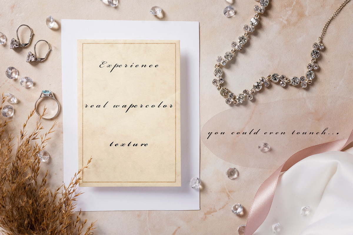 Crafty Delicate Watercolor Paper Set, a Texture Graphic by Liquid Amethyst Art (Photo 2 of 7)