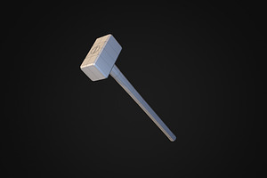 Low Poly Sledgehammer V1