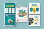 Travel Social Media Canva Templates, a Social Media Template by Pixelpick (Thumbnail 3 of 5)