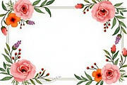 Elegant Floral Corner Frame Clipart, an Illustration by BIPLOB EXPERT (Thumbnail 12 of 14)