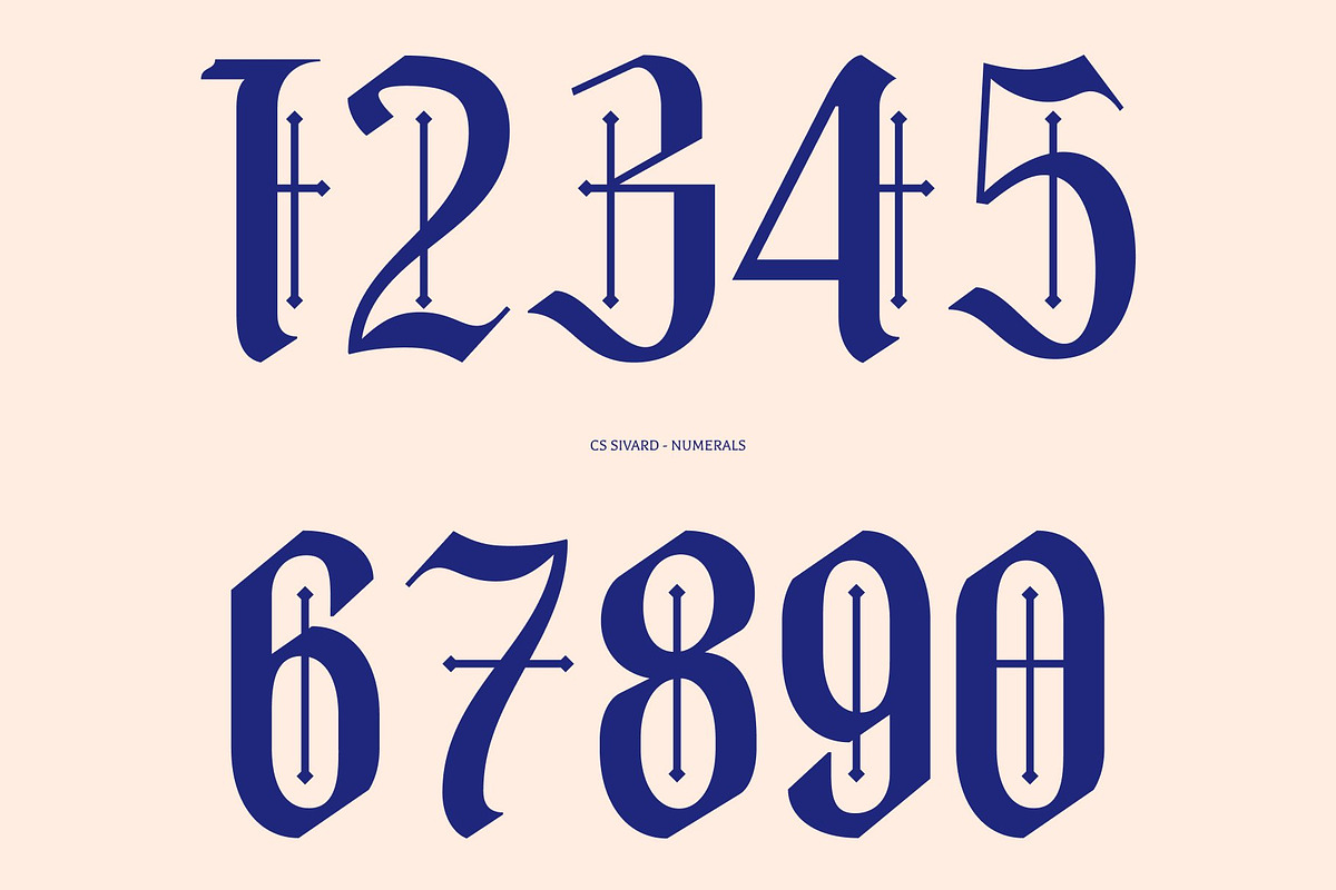 CS Sivard – Blackletter Font, a Blackletter Font by Craft Supply Co. (Photo 5 of 8)