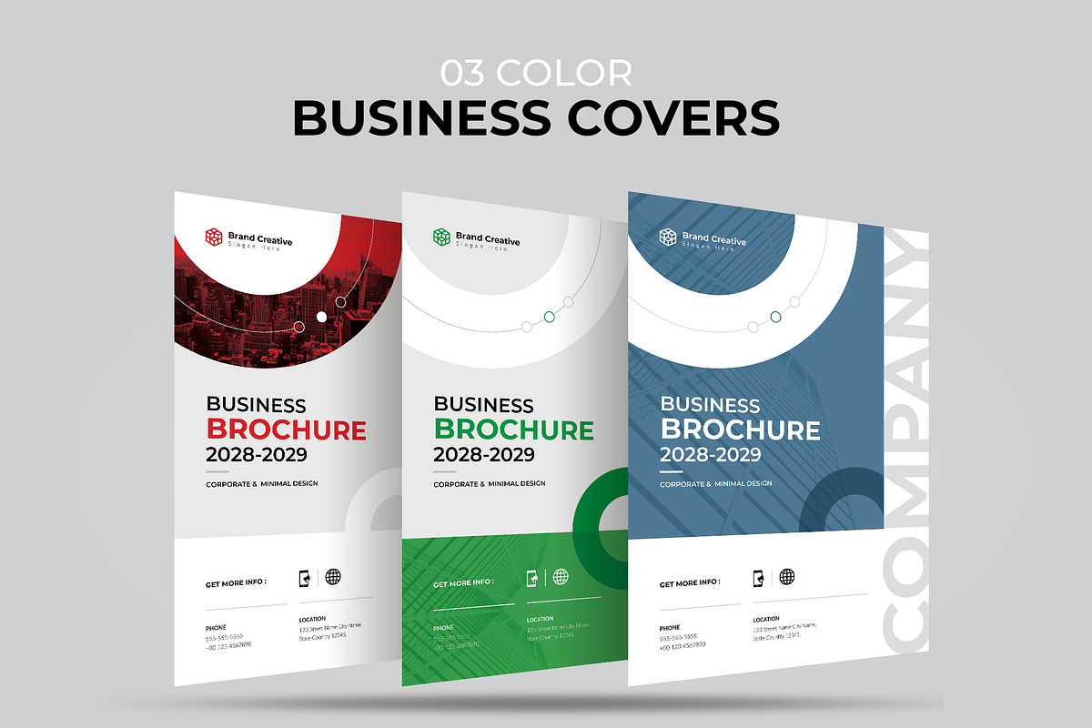 Business Brochure Cover Template, a Brochure Template by Spark_Creative (Photo 2 of 17)