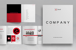 Black and Red Brochure Template, a Brochure Template by Boris Cupac