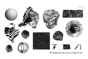 Grid retro abstract & geometric set., an Object Graphic by lisa_kalev (Thumbnail 9 of 11)