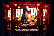 Birthday Party Flyer Template, a Templates & Theme by MithilaCreation (Thumbnail 1 of 5)