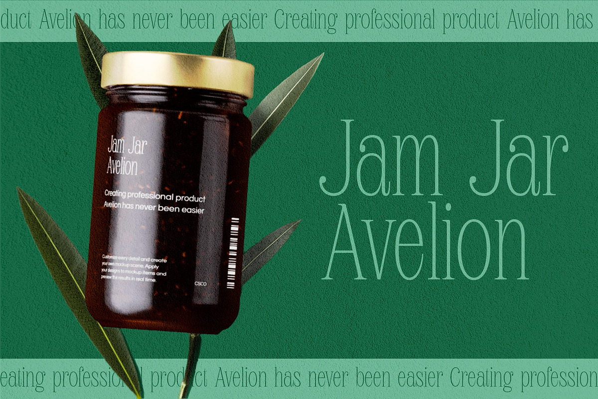 Avelion – Elegant Serif, a Font by Craft Supply Co. (Photo 4 of 8)