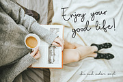 Kinda Sweet - Handwritten Script, a Handwritten Font by Heinzel Std (Thumbnail 7 of 14)