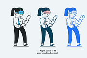 Business Pam - illustration pack, a Person Illustration by Ivan Mesaros (Thumbnail 4 of 5)
