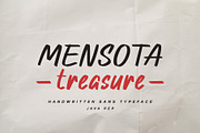 Mensota treasure / Handwritten sans, a Font by Java pep (Thumbnail 1 of 14)