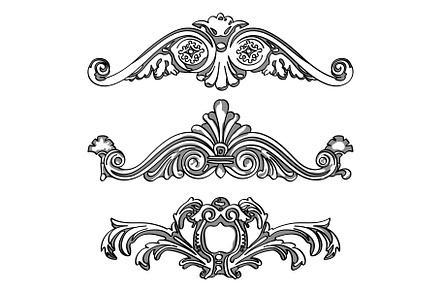 Greek decorative element flower