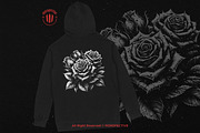 10 Bundle Dark Art Rose Flower, an Illustration by Morspective (Thumbnail 4 of 7)