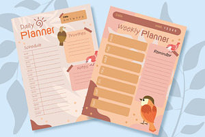 Daily Planner Weekly Organizer, a Templates & Theme by studiogstock