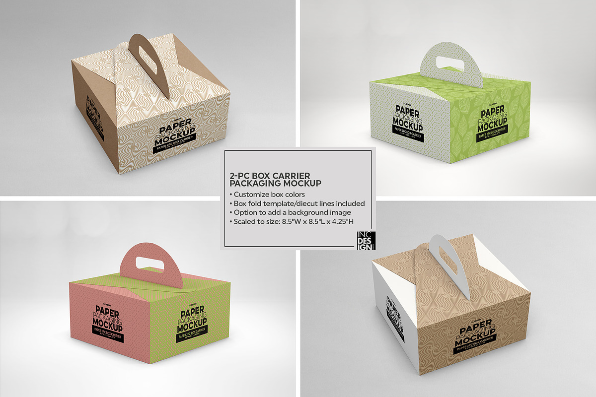 VOL. 17 Paper Box Packaging Mockups, a Cups & Container Mockup by INCDesign (Photo 13 of 19)