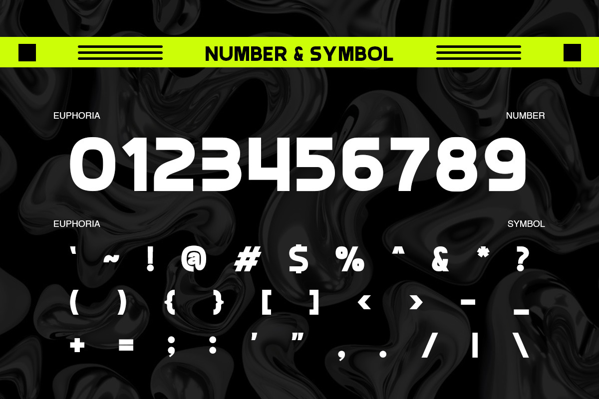 Euphora Typeface Wide Sans Font, a Sans Serif Font by Rasio Studio (Photo 4 of 8)
