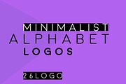 ALPHABET Minimalist logo bundle, a Branding & Logo Template by designbydi (Thumbnail 2 of 6)