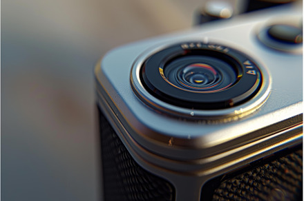 Modern digital camera lens closeup, a Technology Photo by Ylivdesign