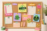 Sticky Notes & Paper Labels, a Seasonal Illustration by Anna Studio (Thumbnail 7 of 12)