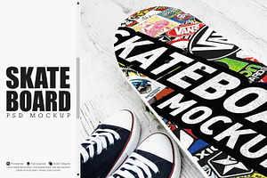 Skateboard Mockup 21