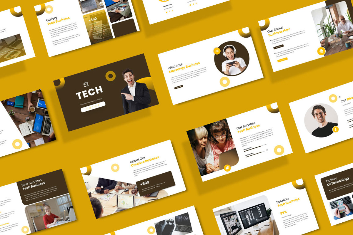 TECH Keynote&GSL Template, a Presentation Template by yanindesign (Photo 1 of 6)