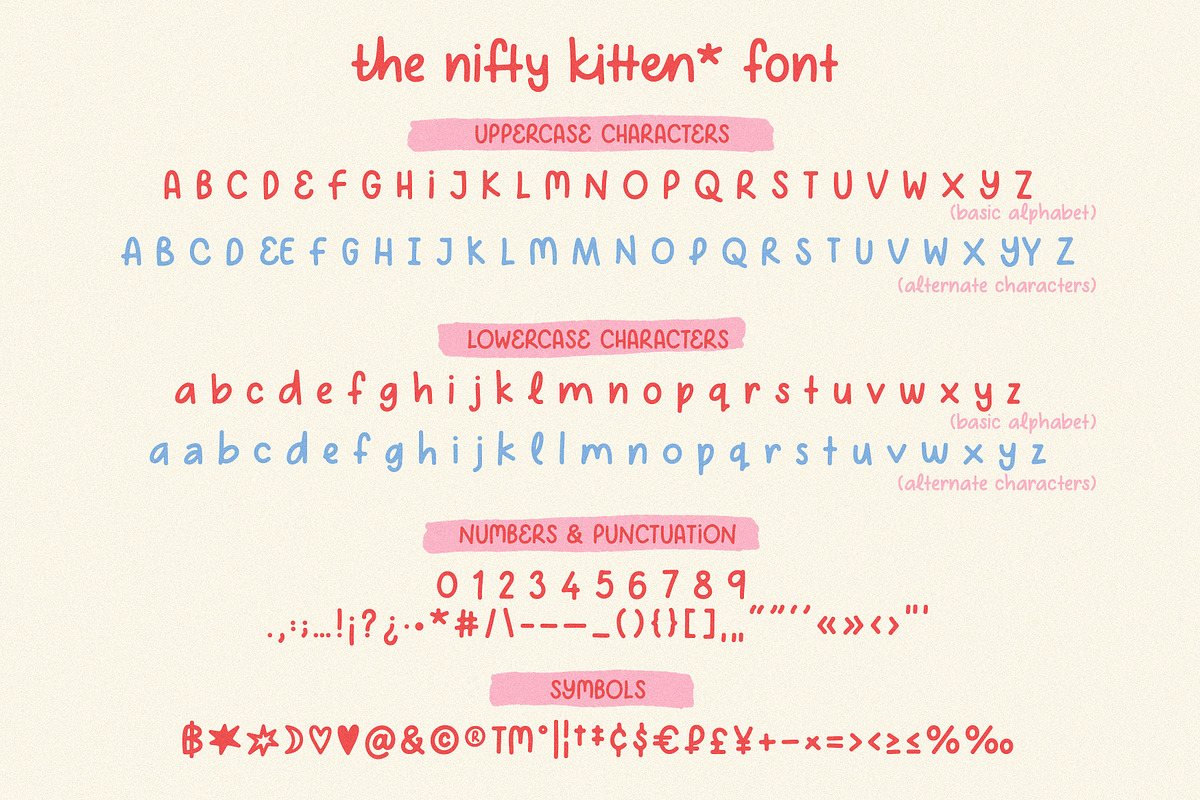 The Nifty Kitten Script Font, a Script Font by CarmineType (Photo 18 of 21)