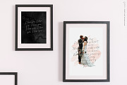 Golden, a romantic script & art, a Script Font by Angele Kamp (Thumbnail 5 of 13)