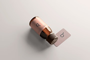 Amber Glass Bottle Mockups, a Cups & Container Mockup by pmvch (Thumbnail 17 of 20)