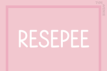 Resepee Font