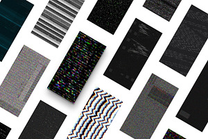 33 Seamless Glitch Noise Textures