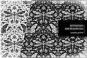 White garden. Seamless patterns, a Pattern Graphic by OlgaSoi007 (Thumbnail 4 of 10)