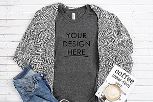 Bella Canvas Shirt Mock Up