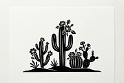 60 Desert Cactus Floral Silhouette, a Seasonal Illustration by Amazin_art (Thumbnail 25 of 35)