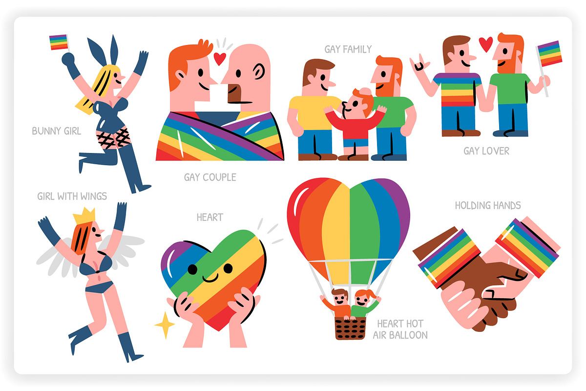 38 LGBTQ Illustration, an Illustration by monkik (Photo 2 of 10)